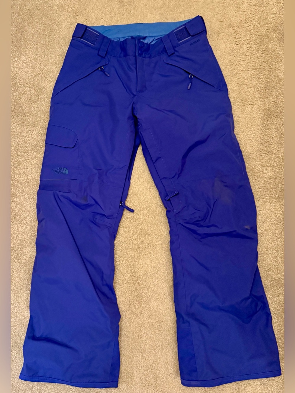 The North Face - Women’s Purplish-Blue Adjustable Insulated Snow Pants